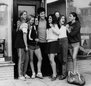 Bruce Springsteen and fans, circa 1980. HipQuotient.com