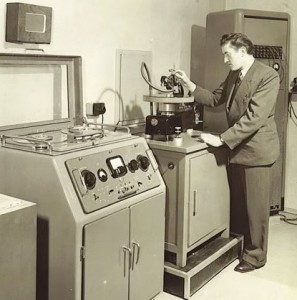 Joe Meek in his home studio